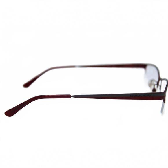 NEW MICHAEL KORS unisex mk127 rectangle eyeglasses in grey red